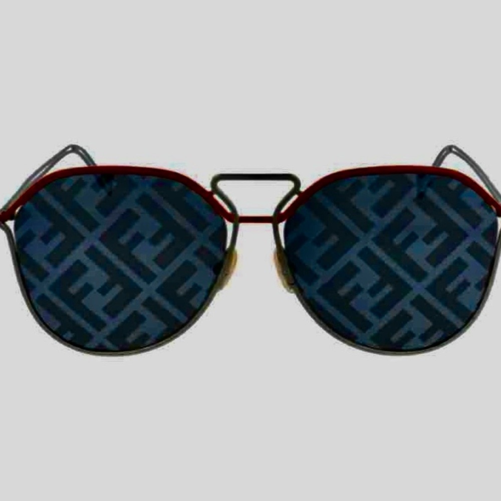 FENDI 60 Aviator Sunglasses - Picture 6 of 8